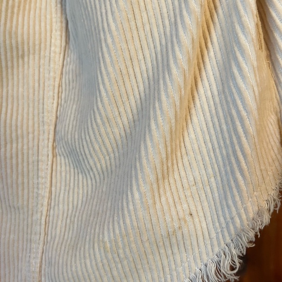 Zara Corduroy Cream Shacket - Picture 5 of 6